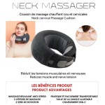 Terraillon - Coussin de massage Chauffant - cou, cervicales