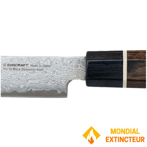 Suncraft - Couteau d’office japonais Senzo Damas - 8 cm