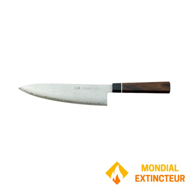 Suncraft - Couteau japonais Senzo Damas - 20cm