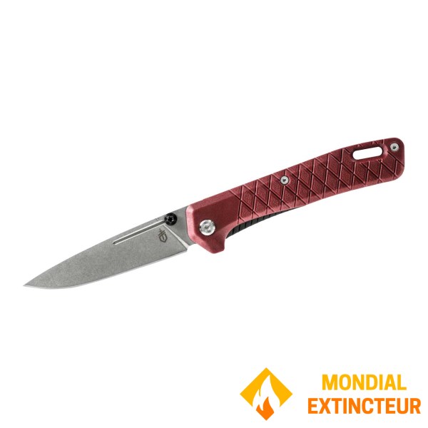 Gerber - Couteau de poche ZILCH rouge terne