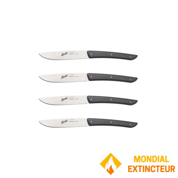 Berkel - Couteaux à steak X4 Acier inoxydable noir