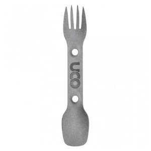 UCO - Couvert 3 en  SPORK TITANI cuillère-fourchette-couteau