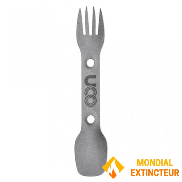 UCO - Couvert 3 en  SPORK TITANI cuillère-fourchette-couteau