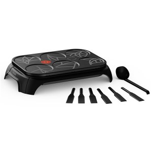 Tefal - Crêpière Eco Crep’Party 6 crêpes - noir