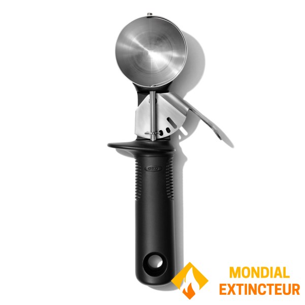 Oxo - Cuillère à glace A gâchette acier inoxydable