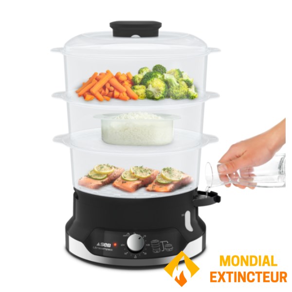 Seb - Cuiseur vapeur Ultracompact 9L