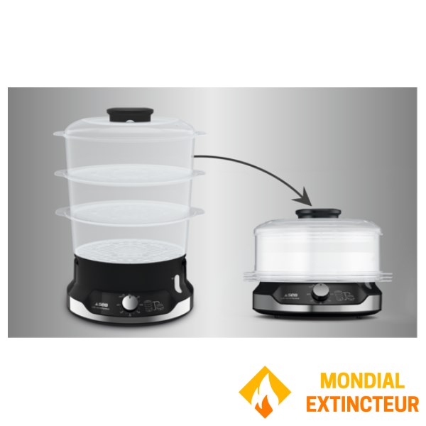 Seb - Cuiseur vapeur Ultracompact 9L