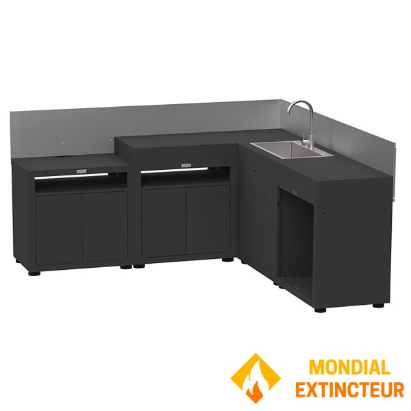 Le Marquier - Cuisine d’extérieur D’ANGLE 5 ELEMENTS 