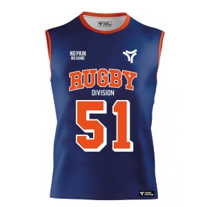 Rugby Division - Débardeur Homme Street bleu M