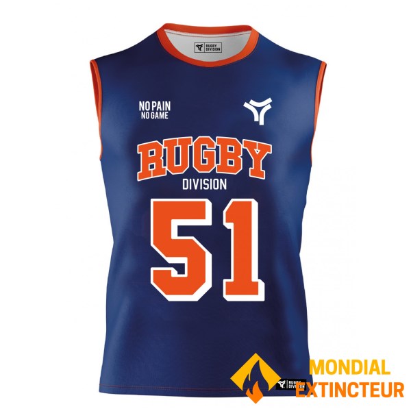 Rugby Division - Débardeur Homme Street bleu S