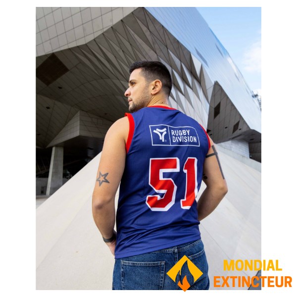 Rugby Division - Débardeur Homme Street bleu XXL