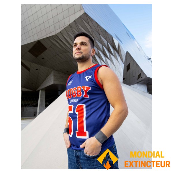 Rugby Division - Débardeur Homme Street bleu XXL