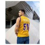 Rugby Division - Débardeur Homme Street Jaune moutarde XL