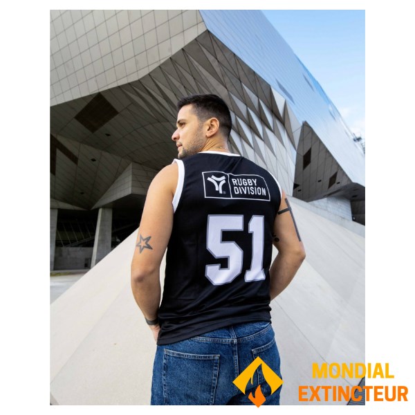 Rugby Division - Débardeur Homme Street Noir S