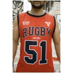 Rugby Division - Débardeur Homme Street Rouge S