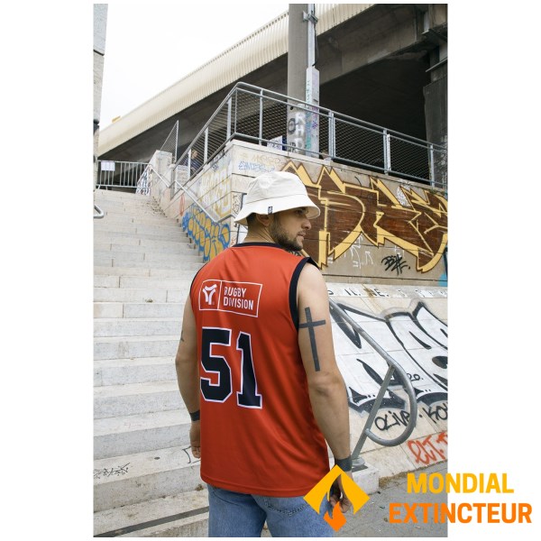 Rugby Division - Débardeur Homme Street Rouge XXXL