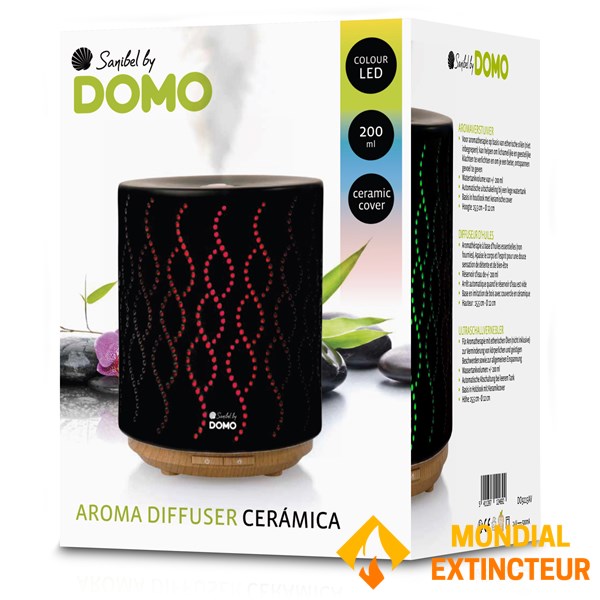 Domo - Diffuseur d'huiles essentielles Céramique