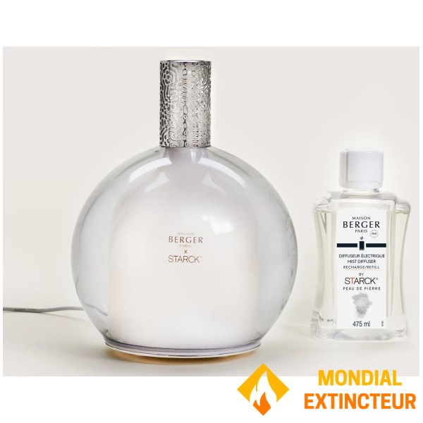 Lampe Berger - Diffuseur électrique Starck gris Peau de Pierre