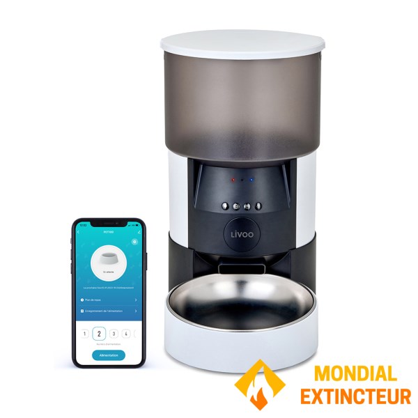 Livoo - Distributeur de croquettes automatique