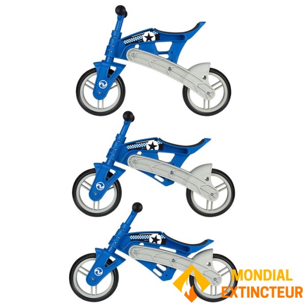 Nijdam - Draisienne N-rider ajustable bleu