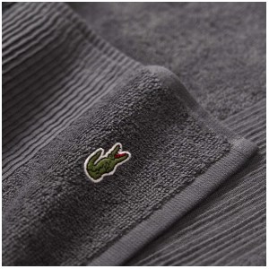 Lacoste - Drap de bain L Lecroco bitume 100 X 150