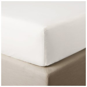 Jalla - Drap housse DOUBLE JEU blanc 180X200