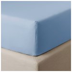 Descamps - Drap housse Percale 94 fils arctique 180X200