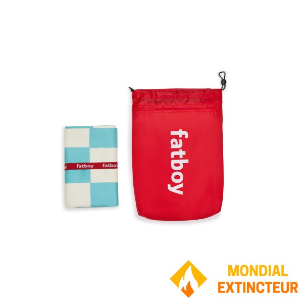 Fatboy - Drap de plage  Beach Baggy XL chess azur