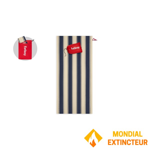 Fatboy - Drap de plage  Beach Baggy XL Stripe Navy