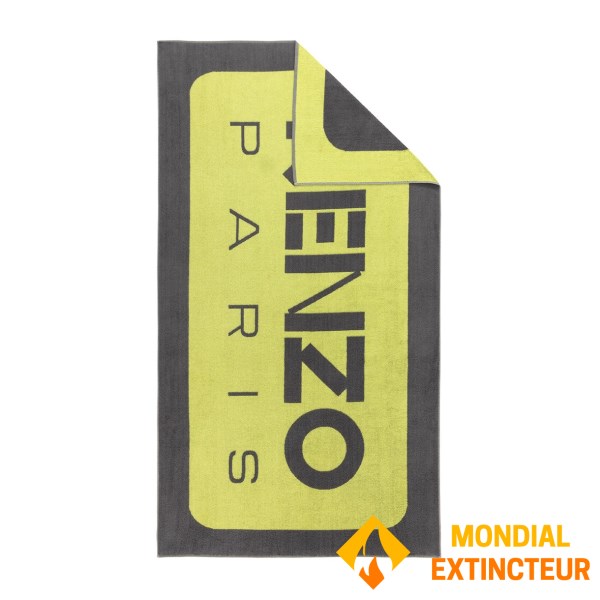 Kenzo - Drap plage K Label - Bleu absynthe