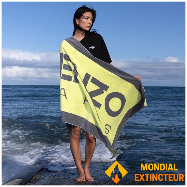 Kenzo - Drap plage K Label - Bleu absynthe