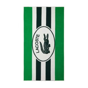 Lacoste - Drap de plage  LBadge - Vert 
