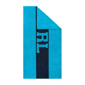 Ralph Lauren - Drap de plage  RL Signature - Bleu/Turquoise