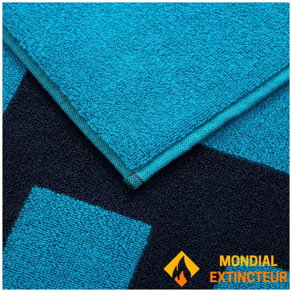 Ralph Lauren - Drap de plage  RL Signature - Bleu/Turquoise