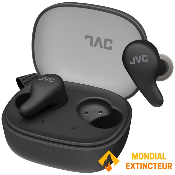 JVC - Ecouteurs bluetooth Intra-auriculaire noir