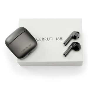 Cerruti 1881 - Ecouteurs bluetooth Mesh vert foncé
