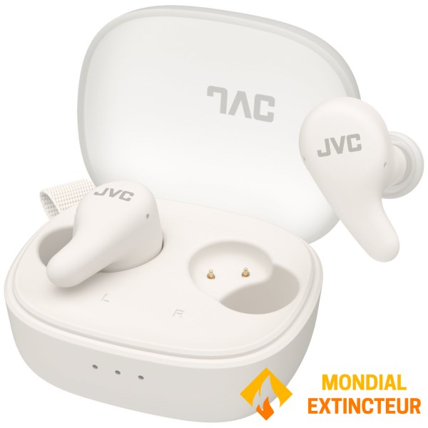 JVC - Ecouteurs bluetooth Intra-auriculaire blanc