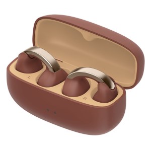 JVC - Ecouteurs bluetooth Ouverts clipsables Nearphones - marron