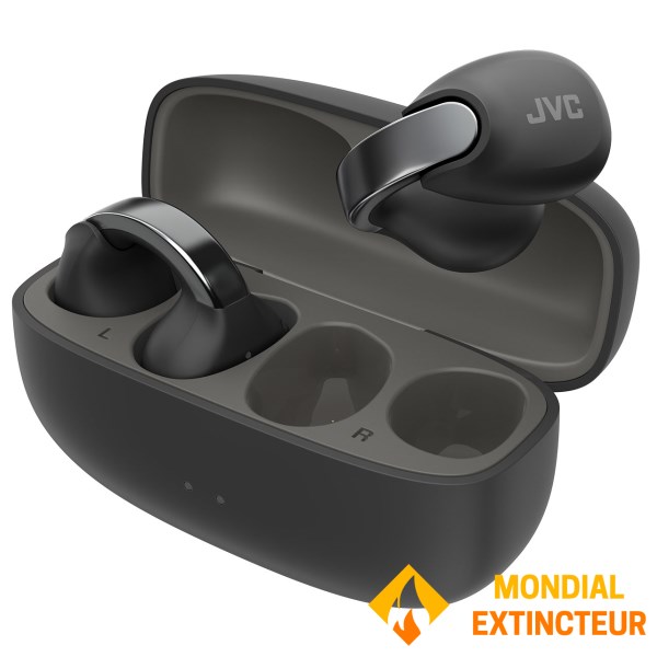 JVC - Ecouteurs bluetooth Ouverts clipsables Nearphones - noir