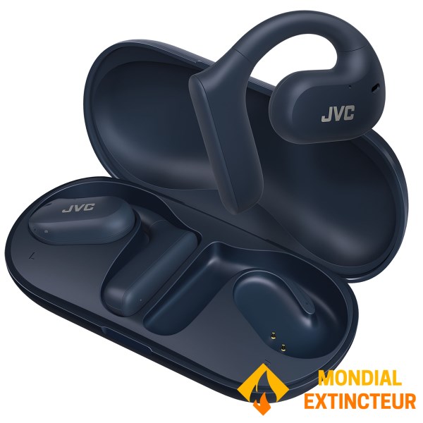 JVC - Ecouteurs Bluetooth Réduction bruit True wireless - Bleu