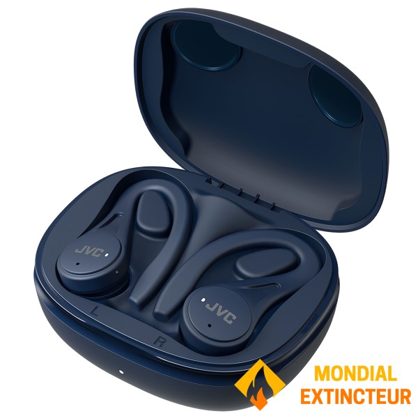 JVC - Ecouteurs bluetooth Série sport - Bleu