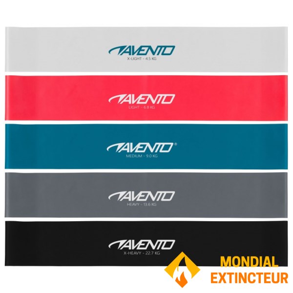 Avento - Elastique de musculation Fitness band X5