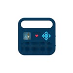 Nature et decouvertes - Enceinte audio Merlin bleu foncé