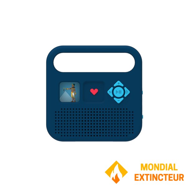 Nature et decouvertes - Enceinte audio Merlin bleu foncé