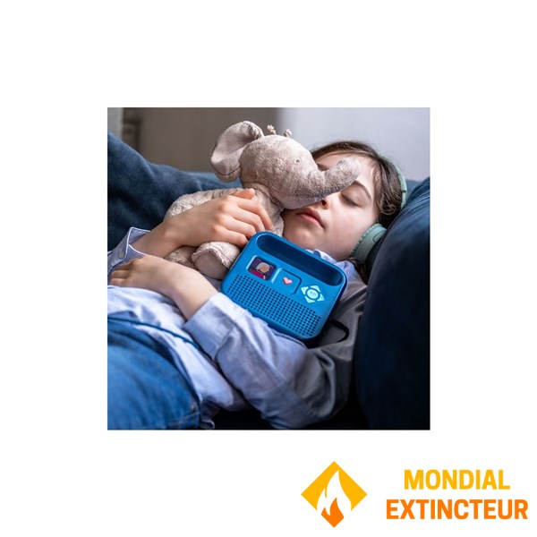 Nature et decouvertes - Enceinte audio Merlin bleu foncé