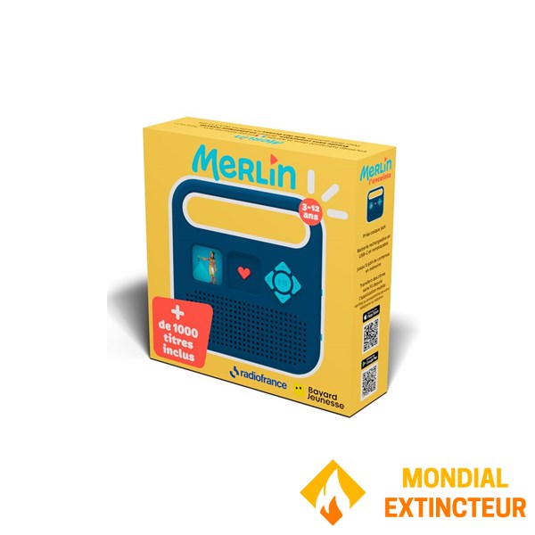 Nature et decouvertes - Enceinte audio Merlin bleu foncé