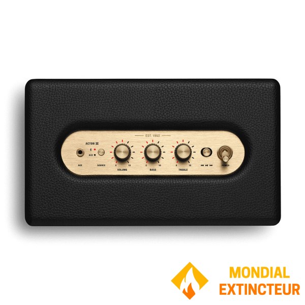 Marshall - Enceinte bluetooth Acton III - Noir