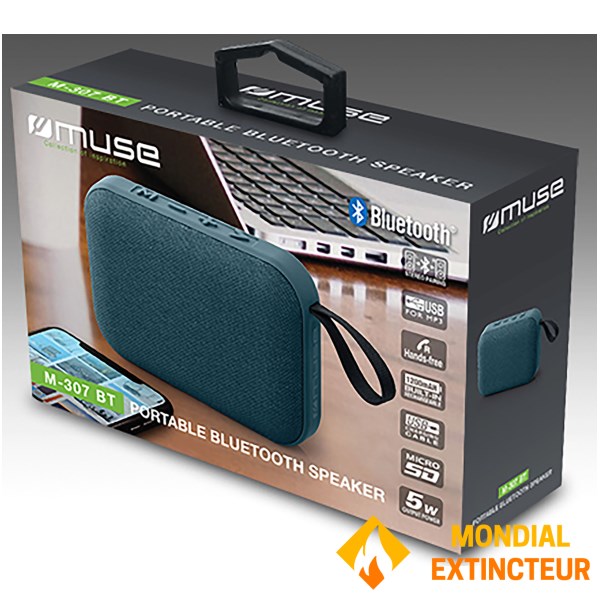 Muse - Enceinte Bluetooth M307 - Bleu