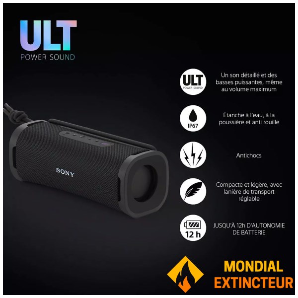 Sony - Enceinte bluetooth ULT FIELD 1 noir