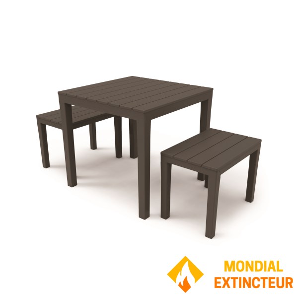 Wilsa - Ensemble de jardin PAPUA gris